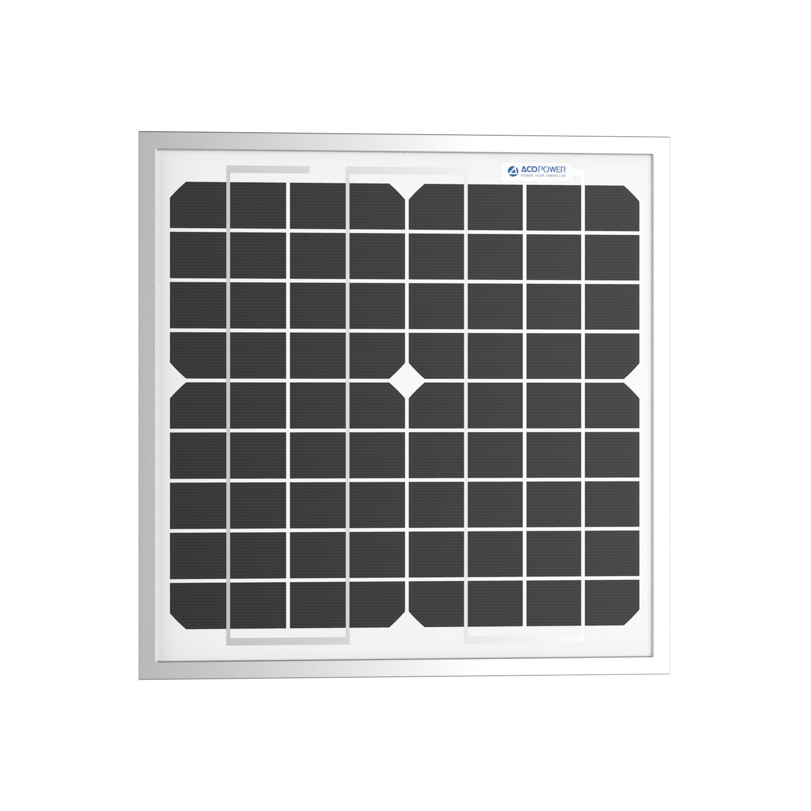 ACOPower 10W Mono Solar Panel for 12V Battery Charging RV Boat, Off Grid