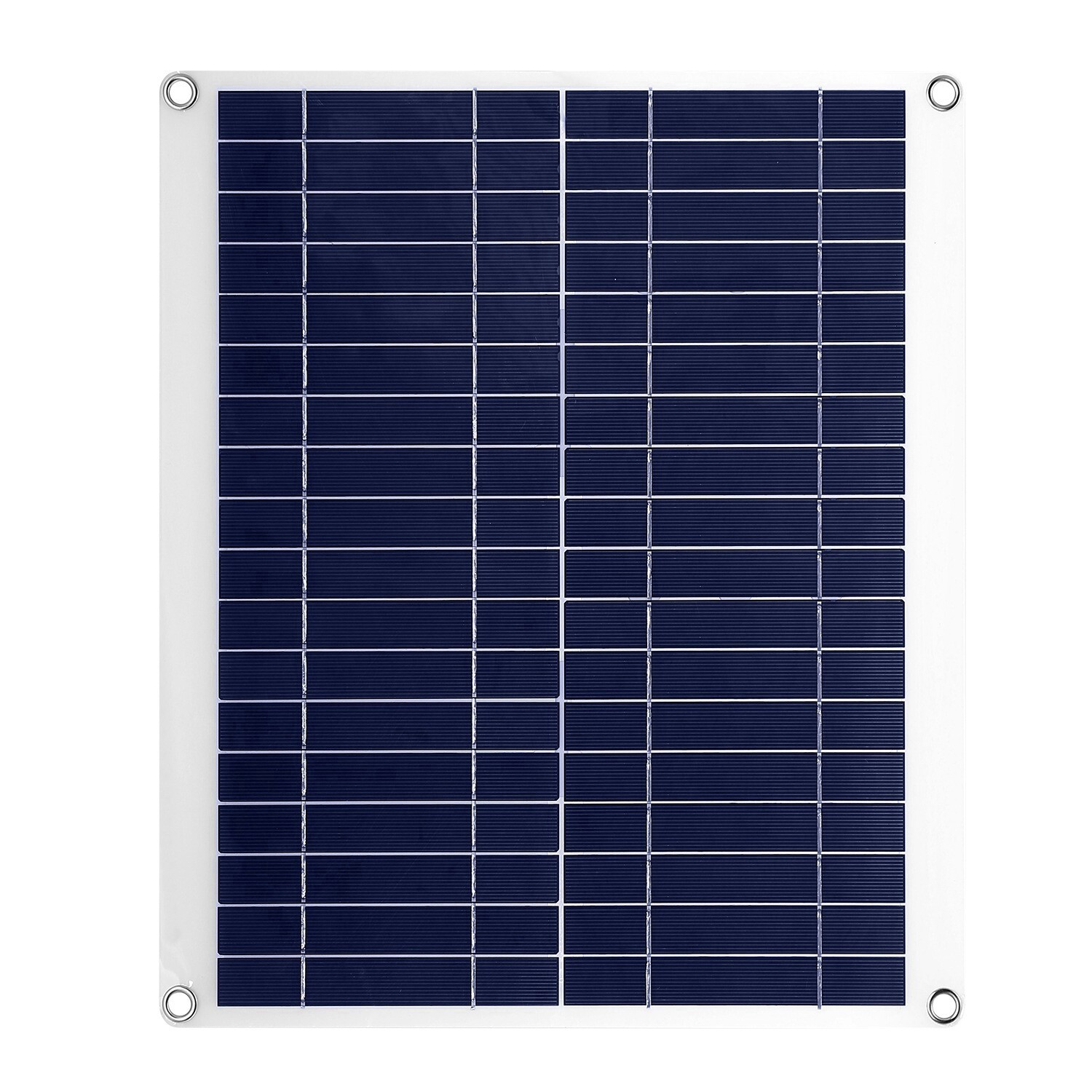 Outdoor Solar Panel 12V 25W Car Battery Charger IP68 Waterproof w/ 3.0A Dual USB