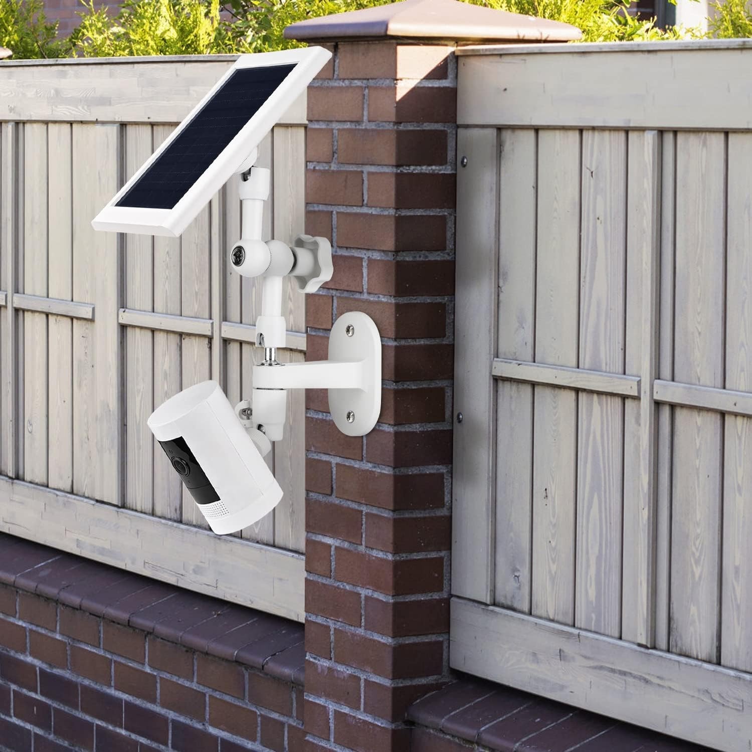 Sturdy Aluminum Wall Mount for Solar Panel & Spotlight Cam – Adjustable Design