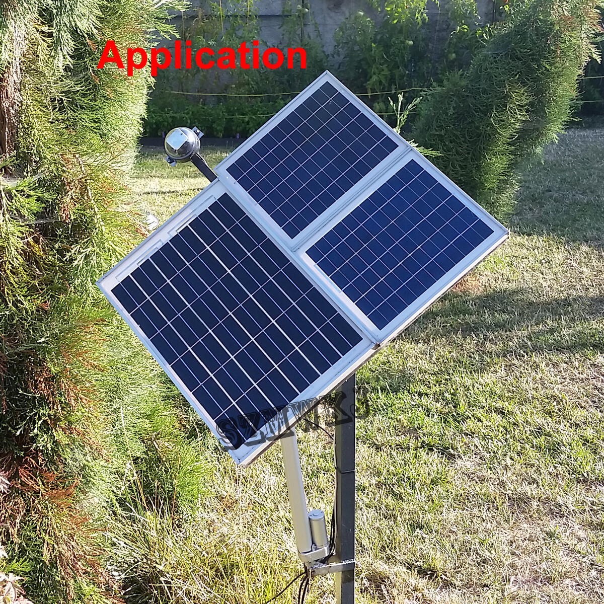 Single Axis Solar Tracker DIY Kit -12” Linear Actuator &Sun Tracking Controller