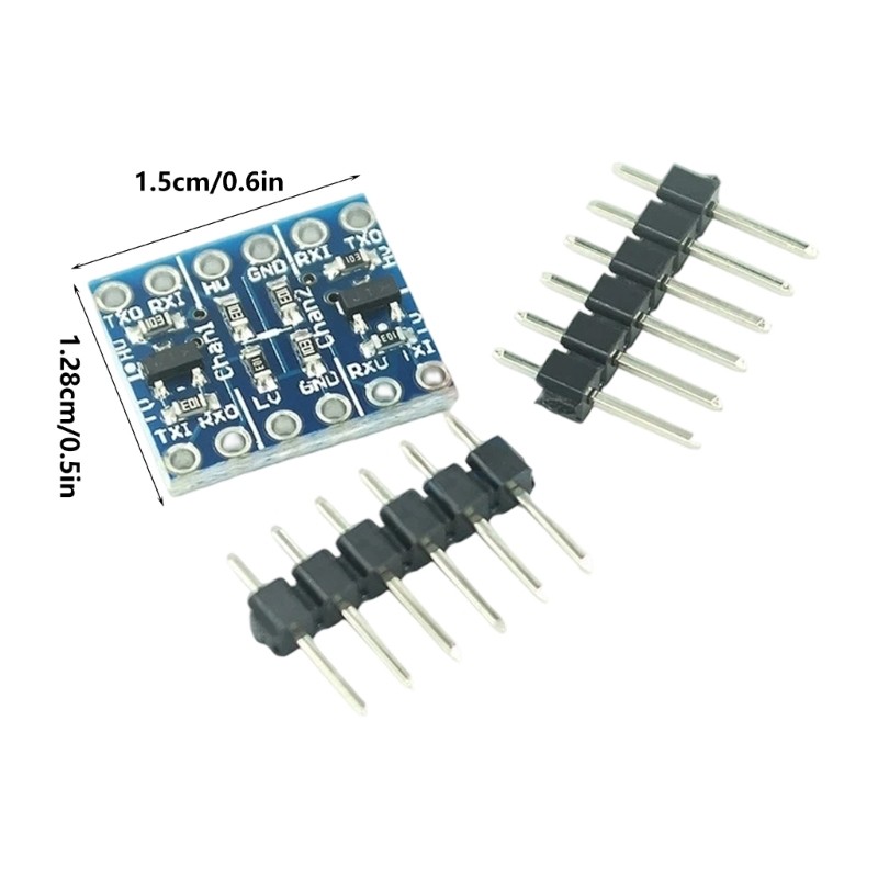 Mixed Device Level Converters Board 3.3V to 5V Shifter with UART I2C and Header
