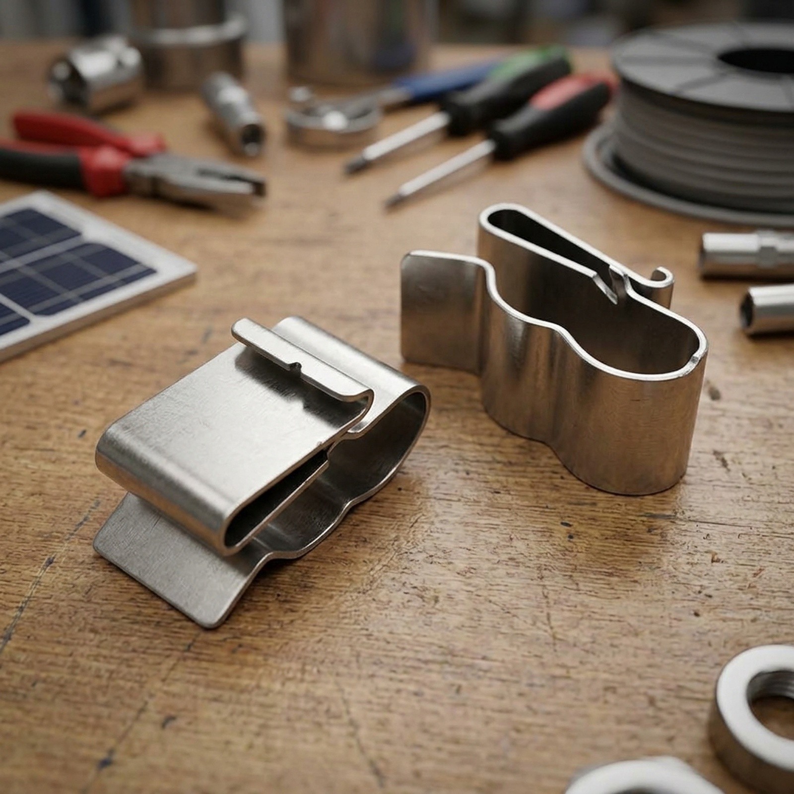 Neat and Tidy Cable Organization with Solar Panel Cable Clips Easy to Install
