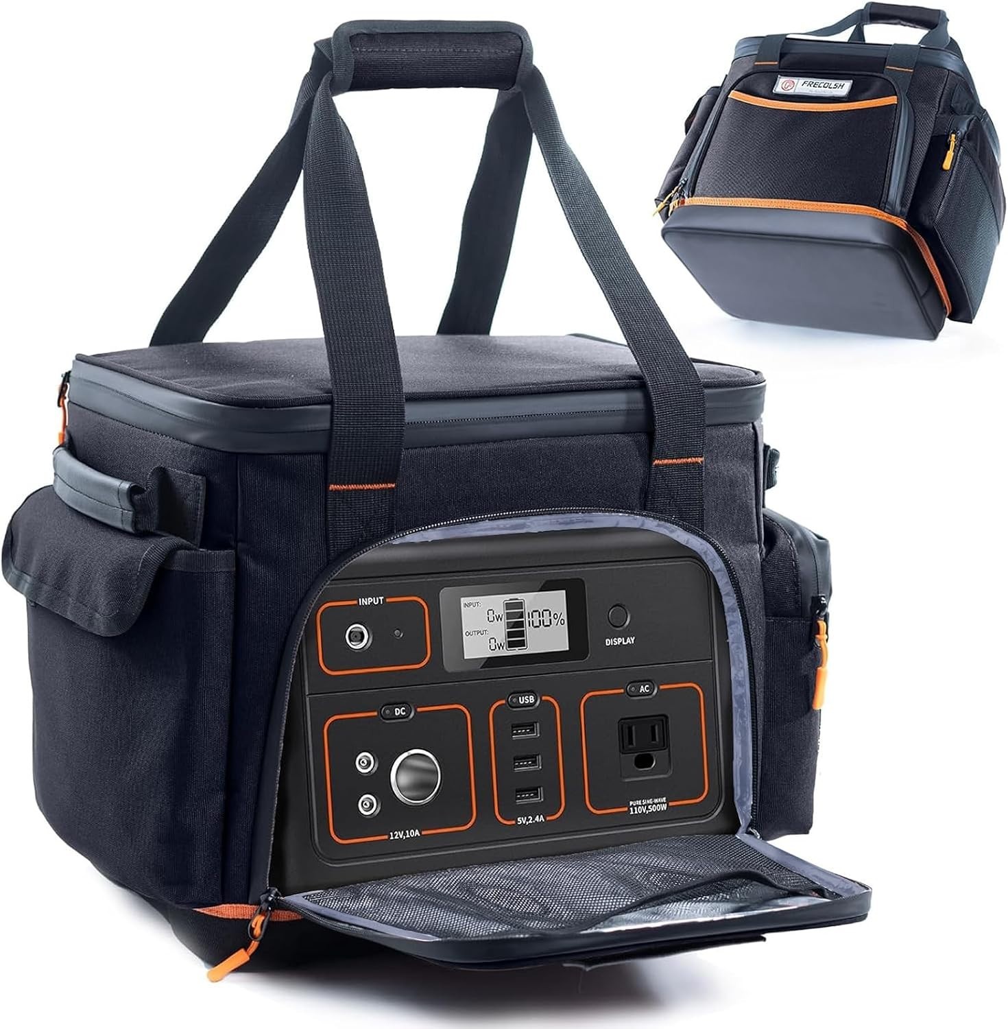 Durable Travel Storage Bag for Jackery Explorer 1500 Power Station & Accessories