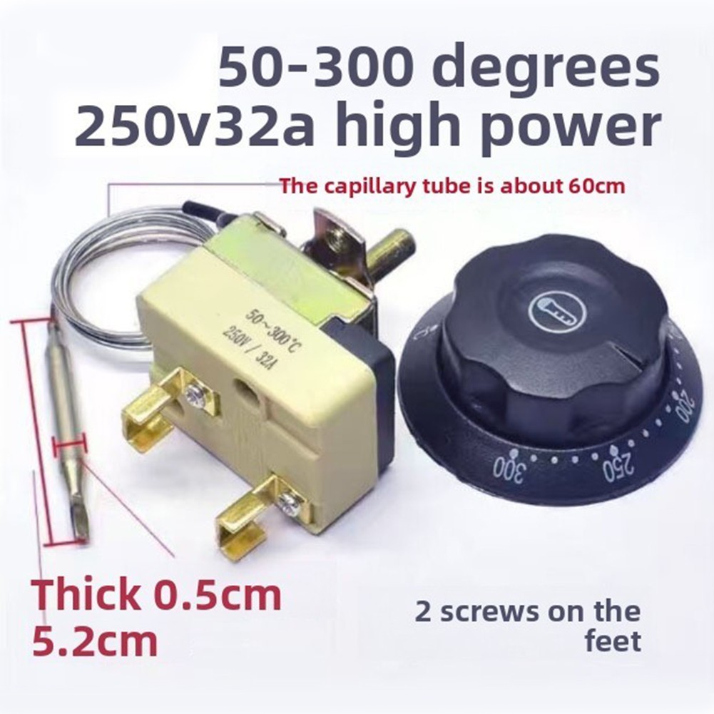 WTA Metal Temperature Control Switch 250V 16A 25A Capillary Design for Warmers