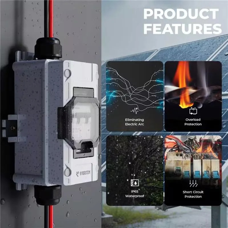 Solar Panel Disconnect Switch 10-60A 1000V Solar Disconnect Switch Outdoor PV Is