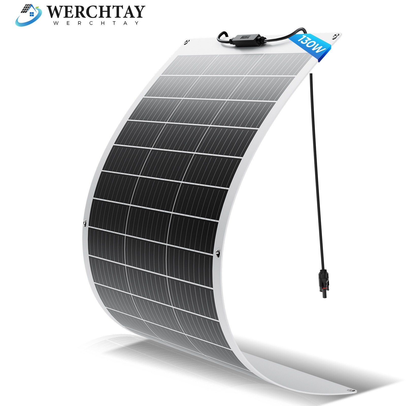 130W 520W Flexible Solar Panel Portable RV Rooftop Cabin Car Boat Home Camping