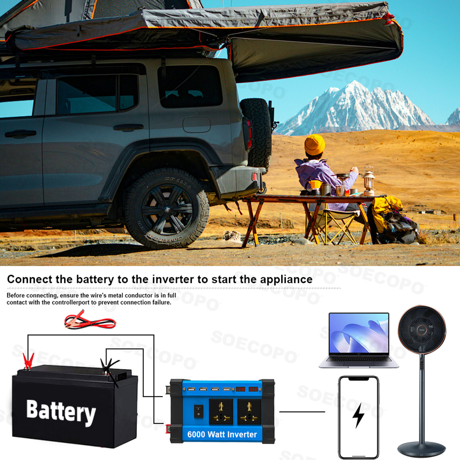 6000W 100A 110V Solar Panel Kit Complete Solar Power Generator Home Grid Syste26