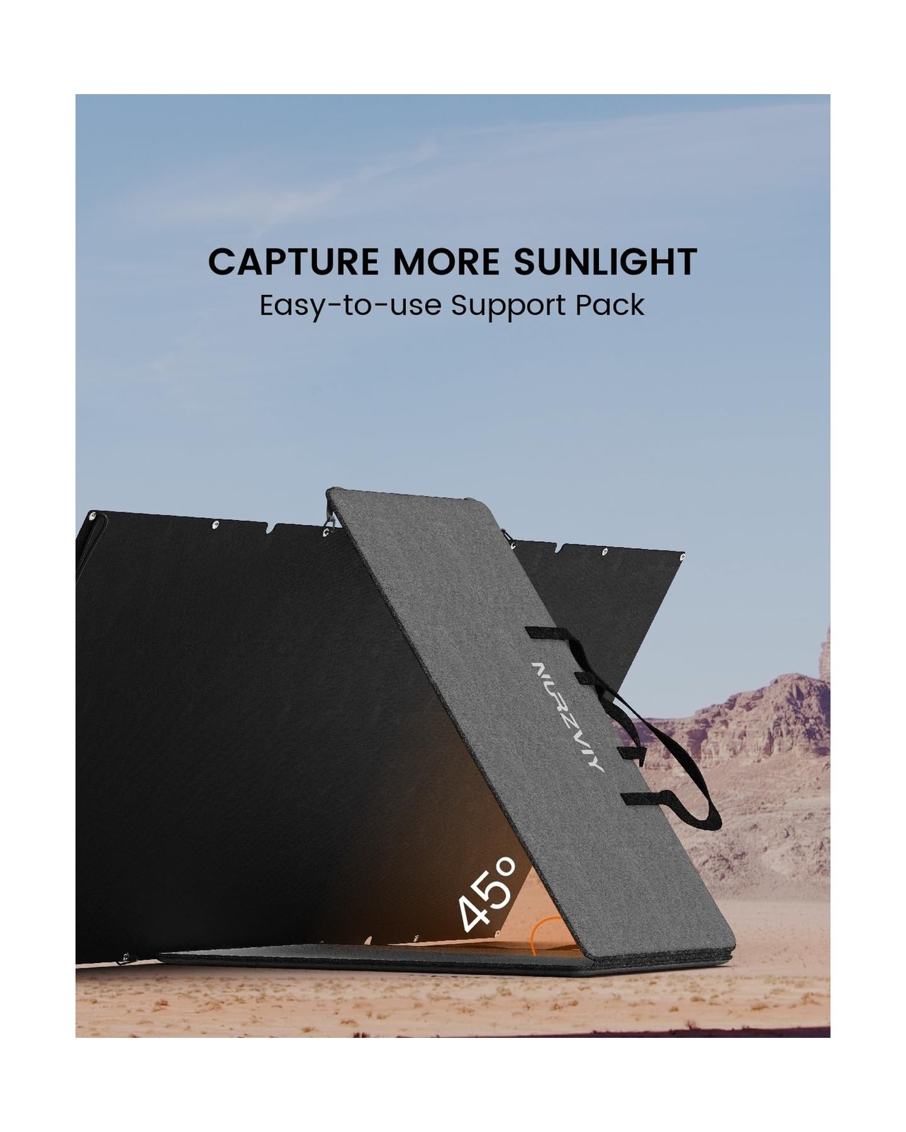 400 Watts Foldable Solar Panel, Luggable & Durable, Portable 400W Solar Charg…