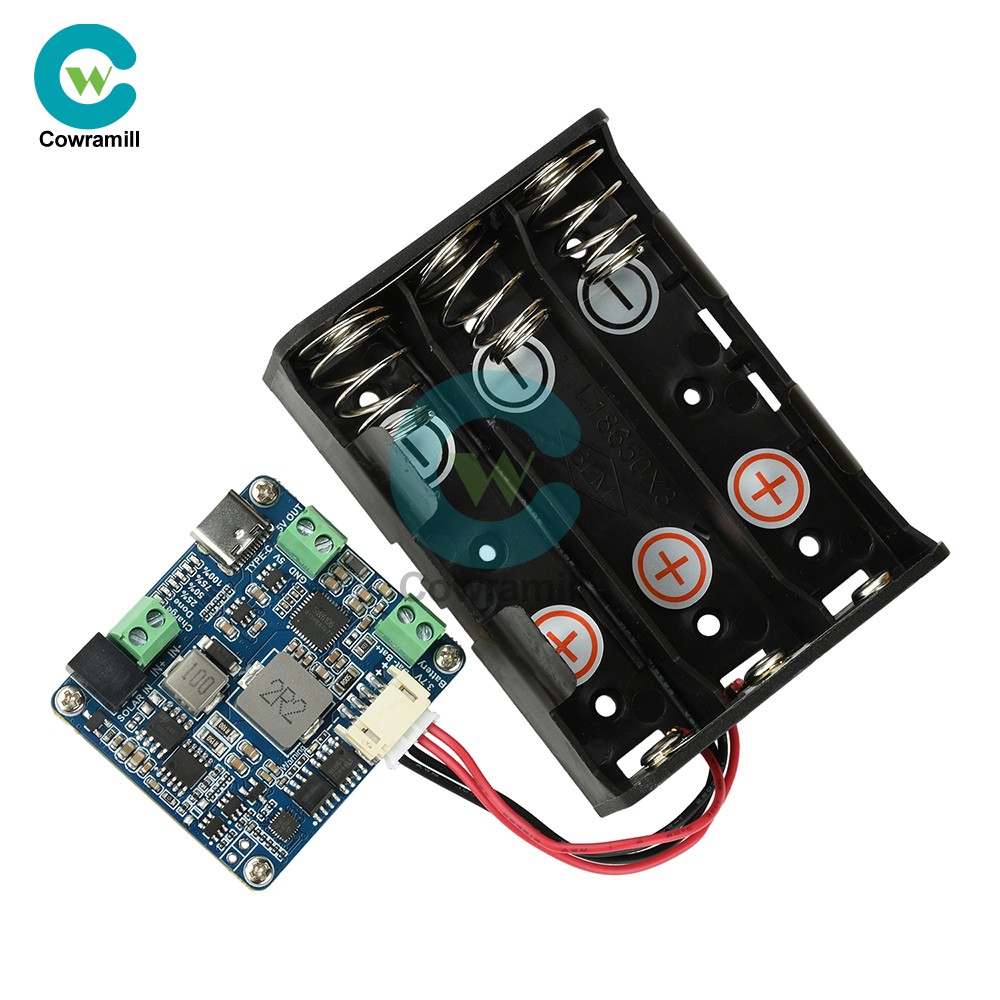 6-24V Solar Panel Power Management Module 5V 3A Supports MPPT, PD QC FCP SFCP