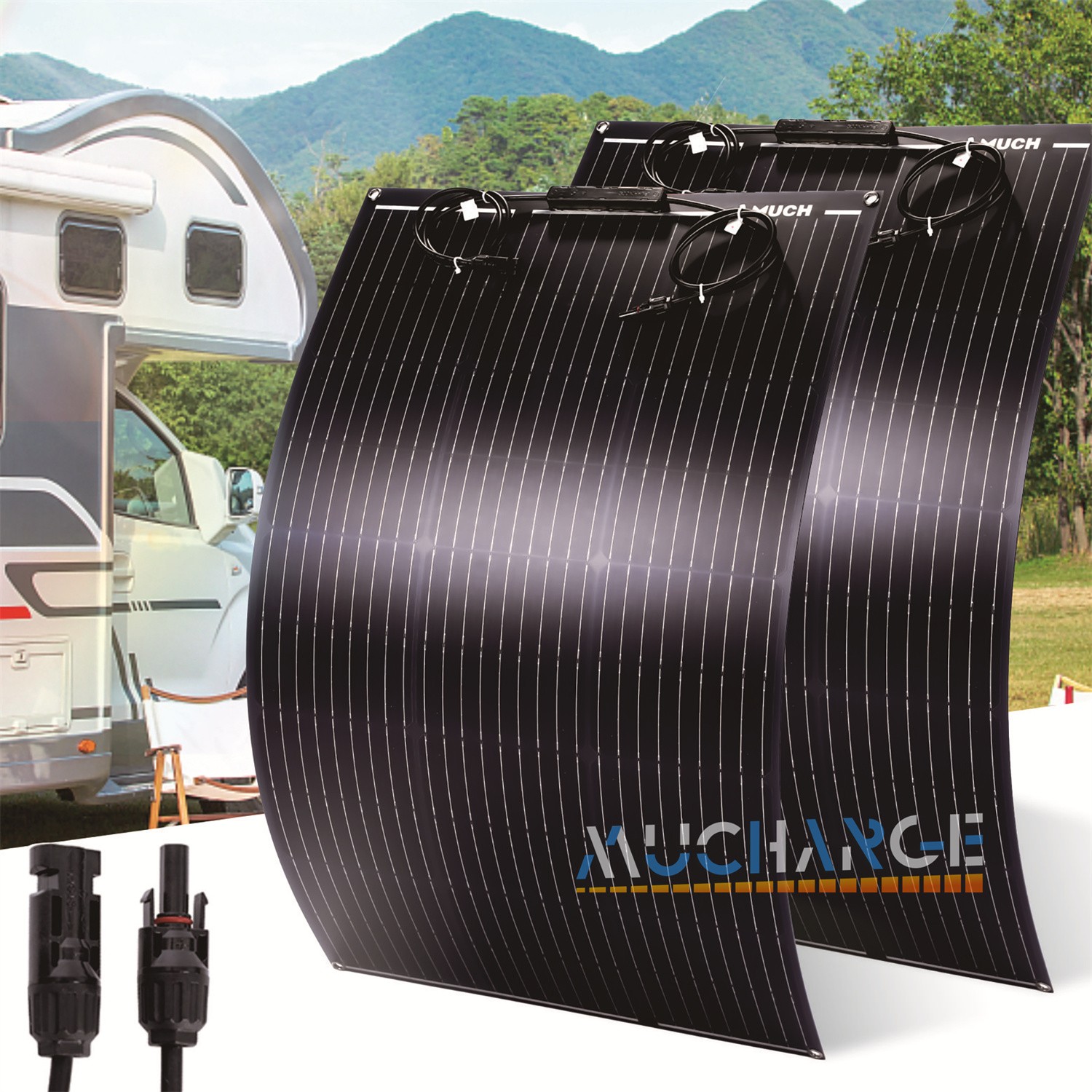 400W Flexible Solar Panel Mono Solar Power for Home Boat Car RV Battery Charge