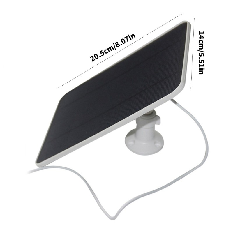 Portable 6W Solar Charging Board DC5521 DC3.5mm For Various Low Power Devices