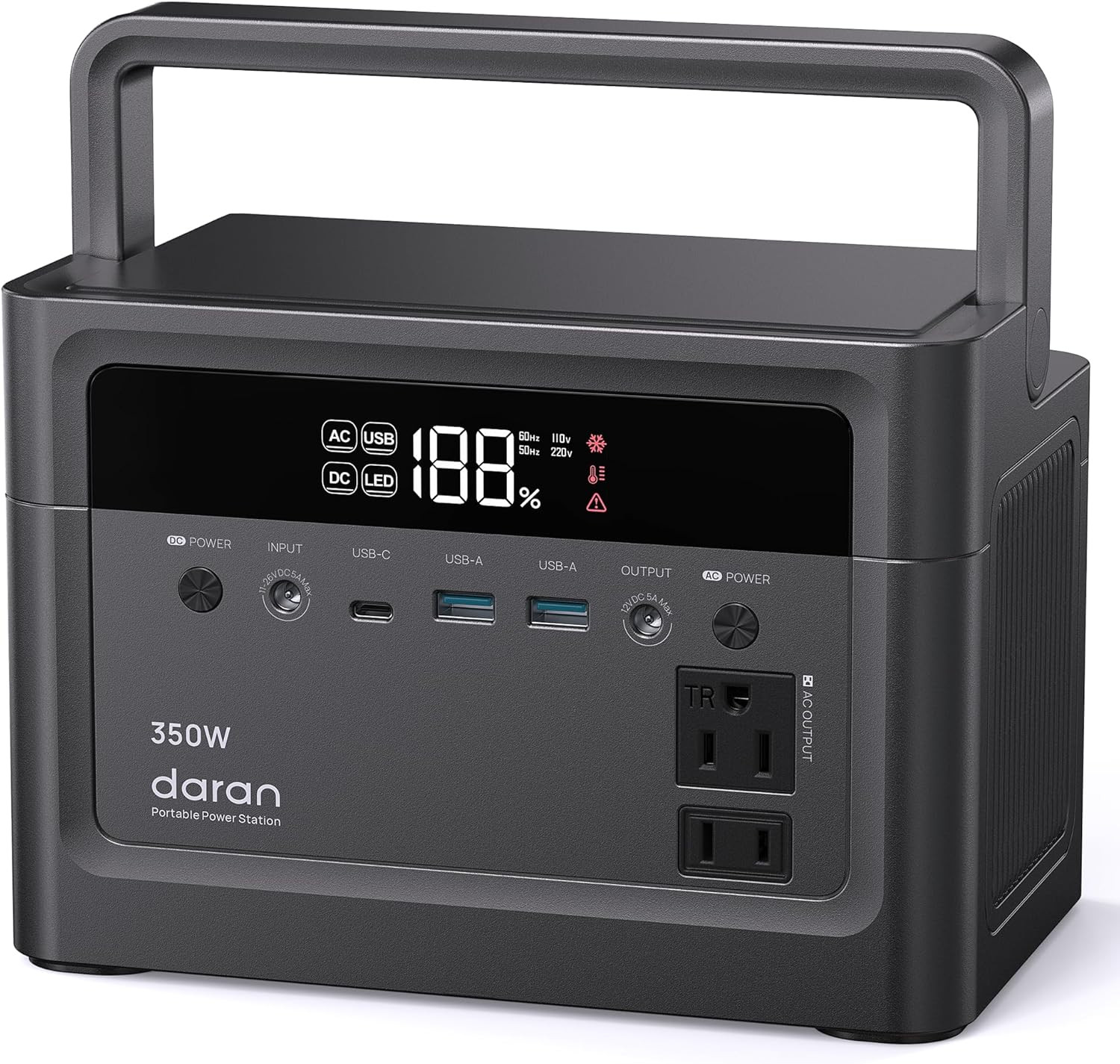 288Wh Solar Generator – Portable Power Station for Camping & Emergencies