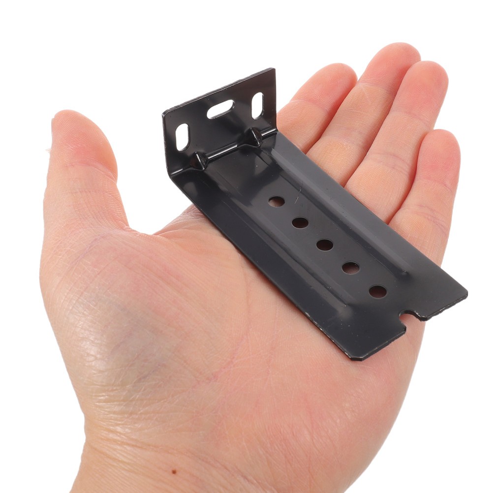 8Pcs Reusable Alloy Keyboard Tray Slide Rails L-Shaped Keyboard Support Brackets