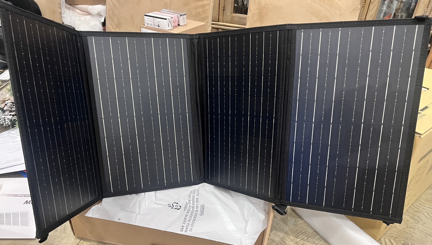 BRAND NEW! Powkey S60 Foldable Solar Panel Charger 18V DC Output X003XRFDUZ
