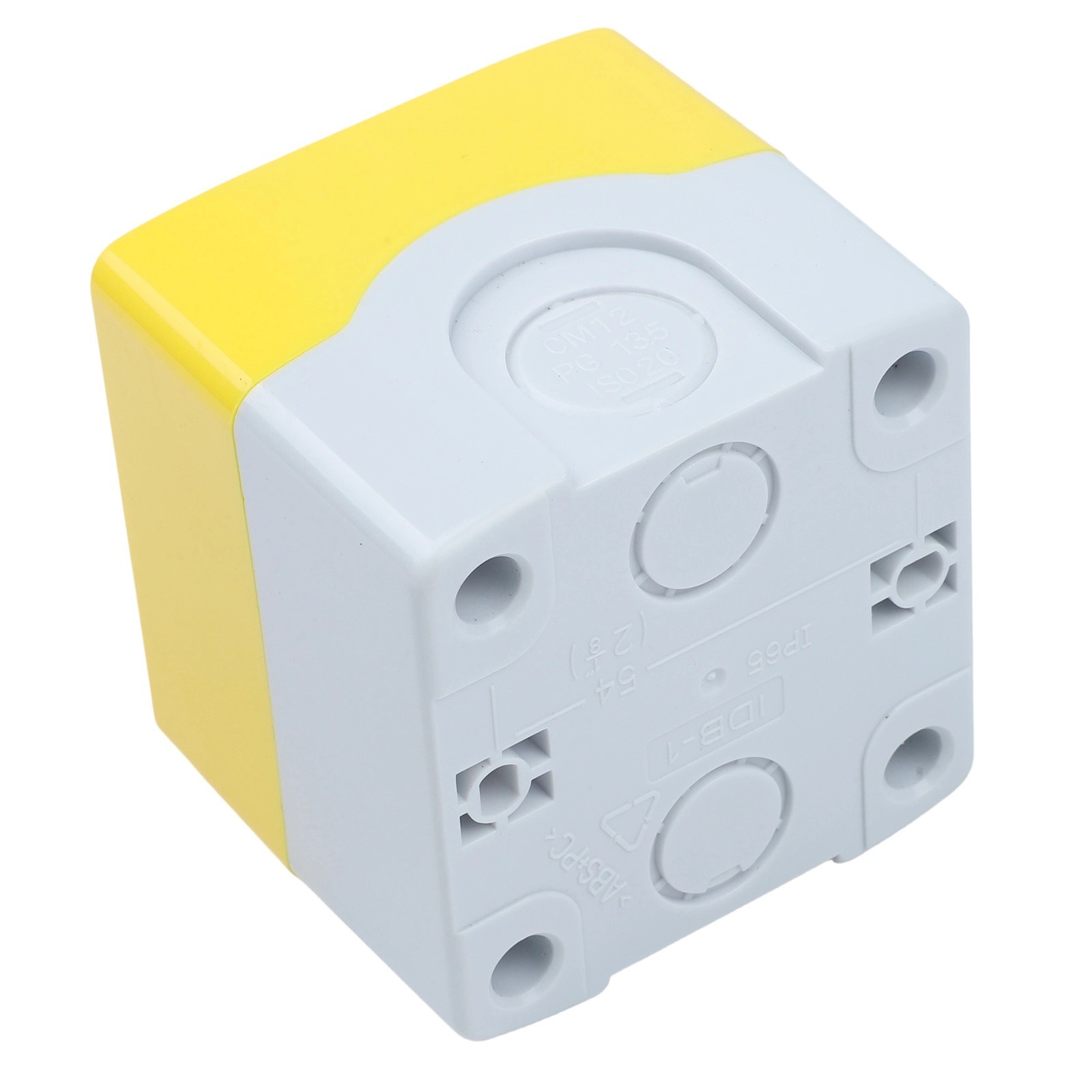 Industrial Push Button Control Box IP65 Waterproof ABS+PC Material Yellow