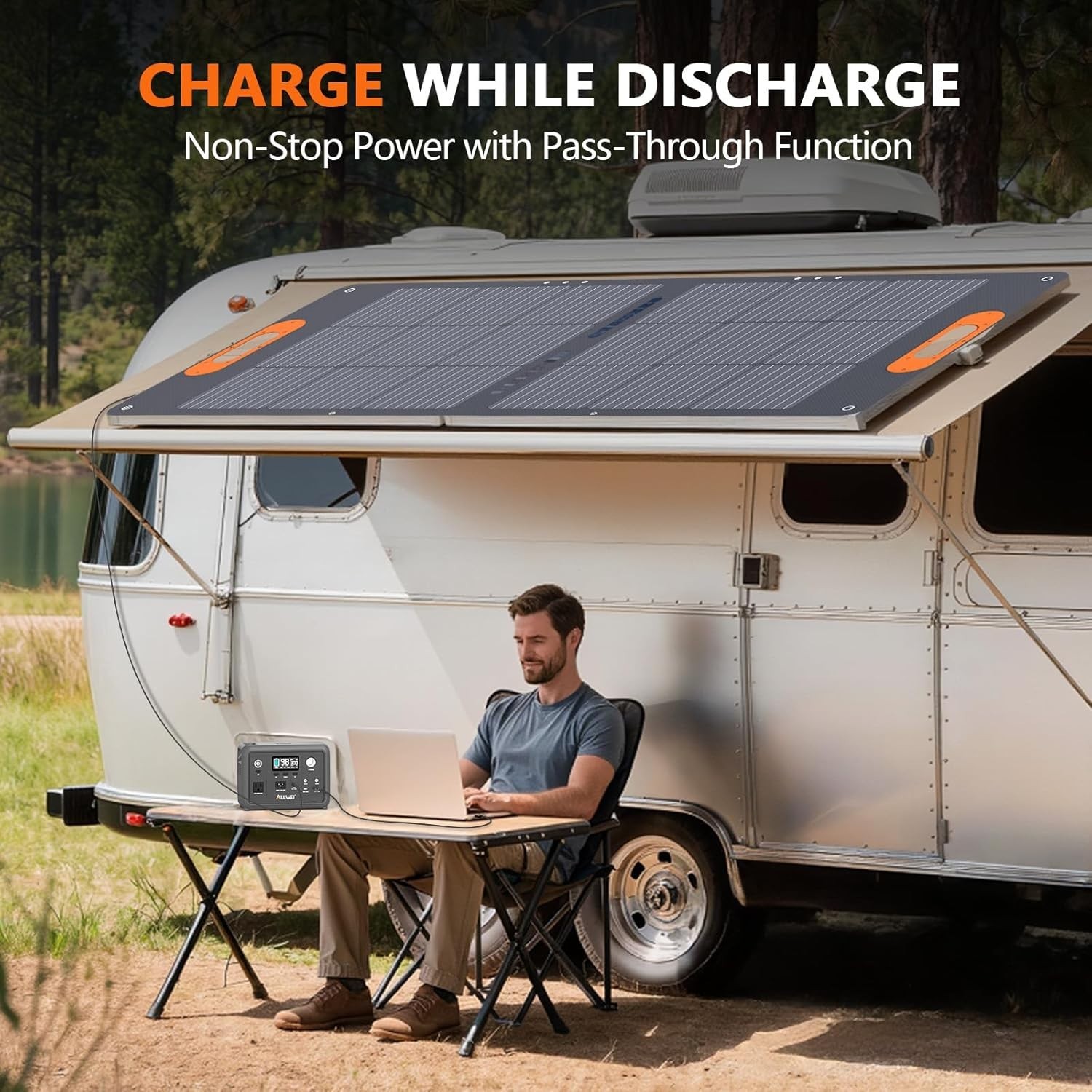 300W Portable Power Station – Reliable 256Wh Battery Bank for Travel & Emergency