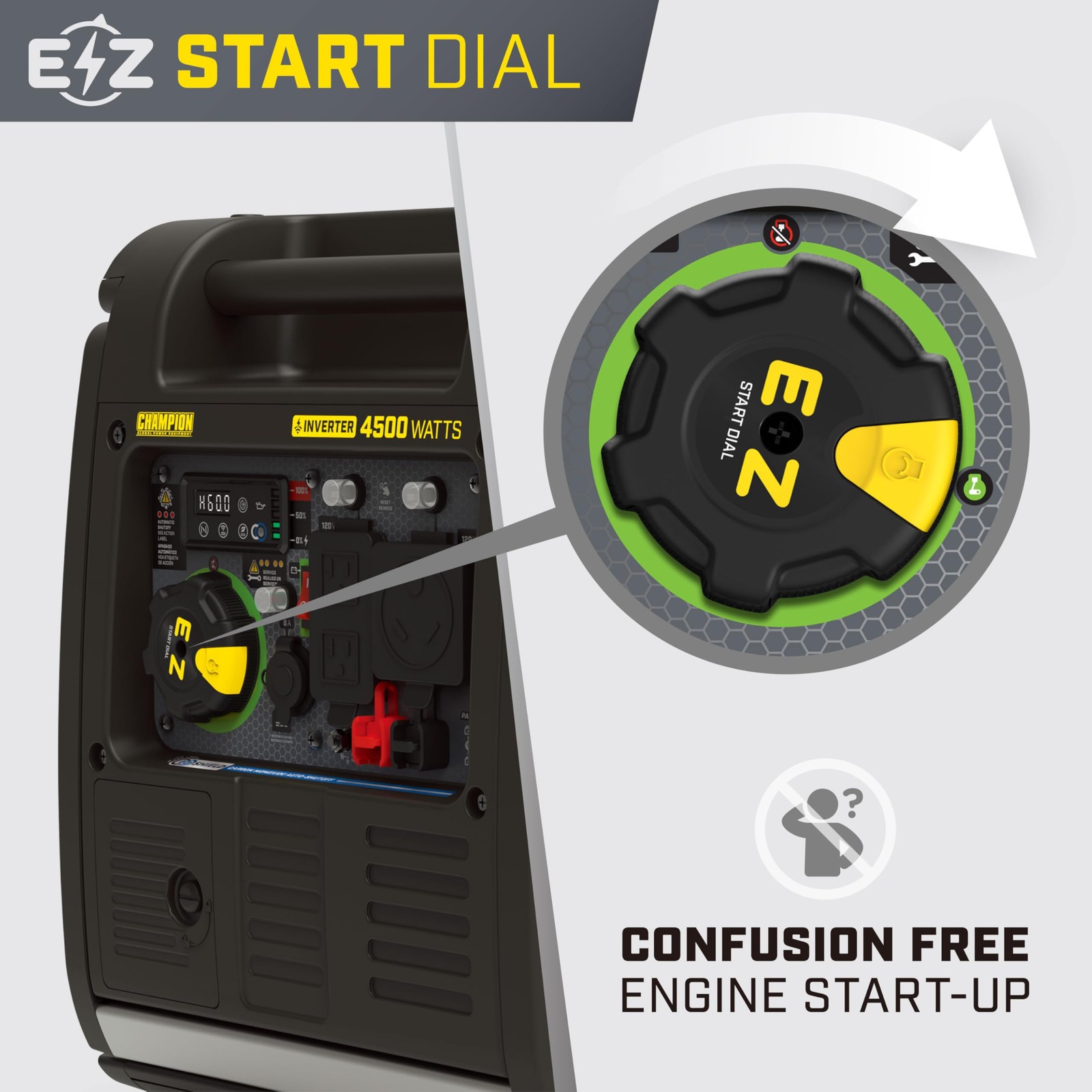 Champion Power Equipment 4500Watt Wireless Remote Start Inverter Generator wi…