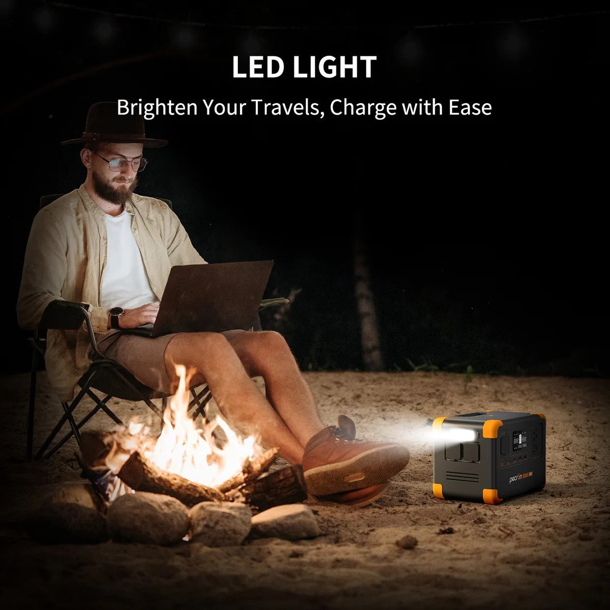 576Wh LiFePO4 Portable Power Station 600W Pure Sine Wave Wireless Charging Solar