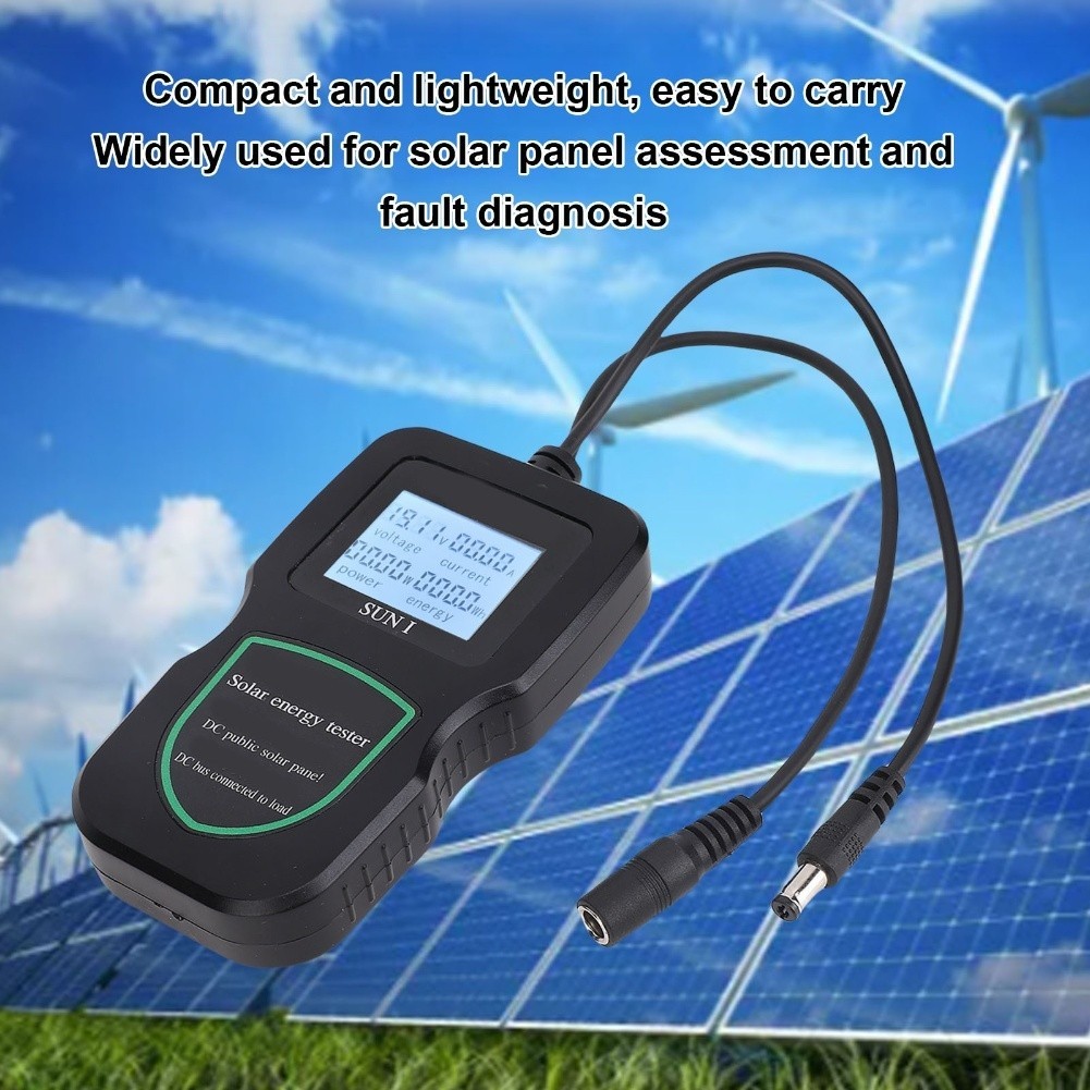 Photovoltaic Panel Tester with LCD Display Solar Tester for Power Measurement