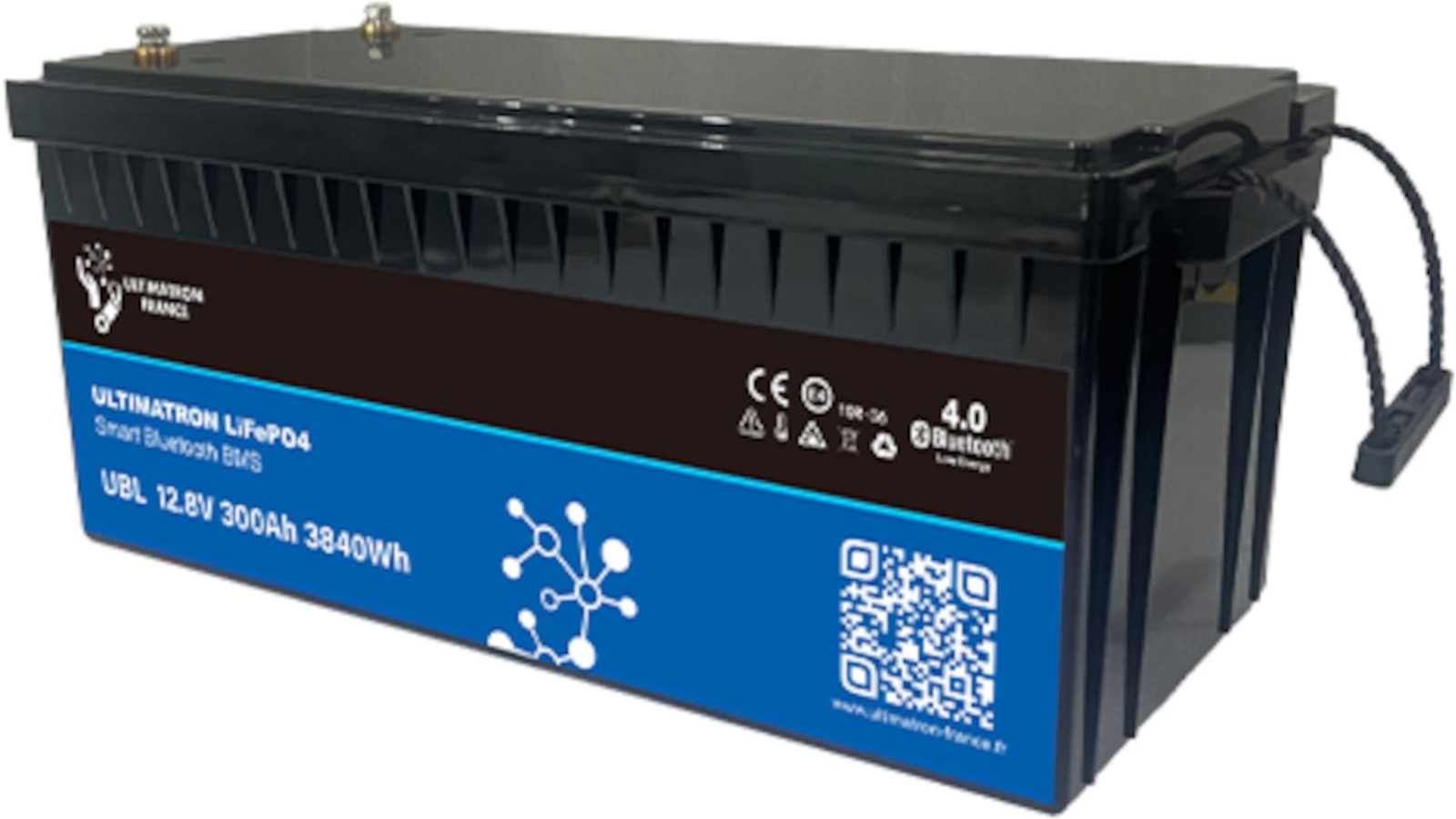 Ultimatron LifePo4 Lithium Battery 12.8V 300Ah UBL-12-300-PRO with Bluetooth