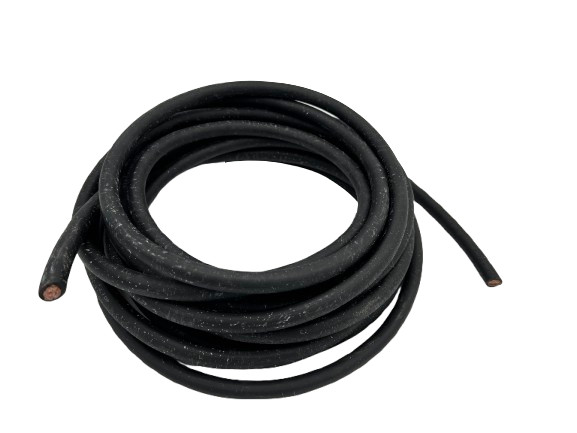 Black / Red 2 AWG Flexible Battery / Welding Cable Made in USA