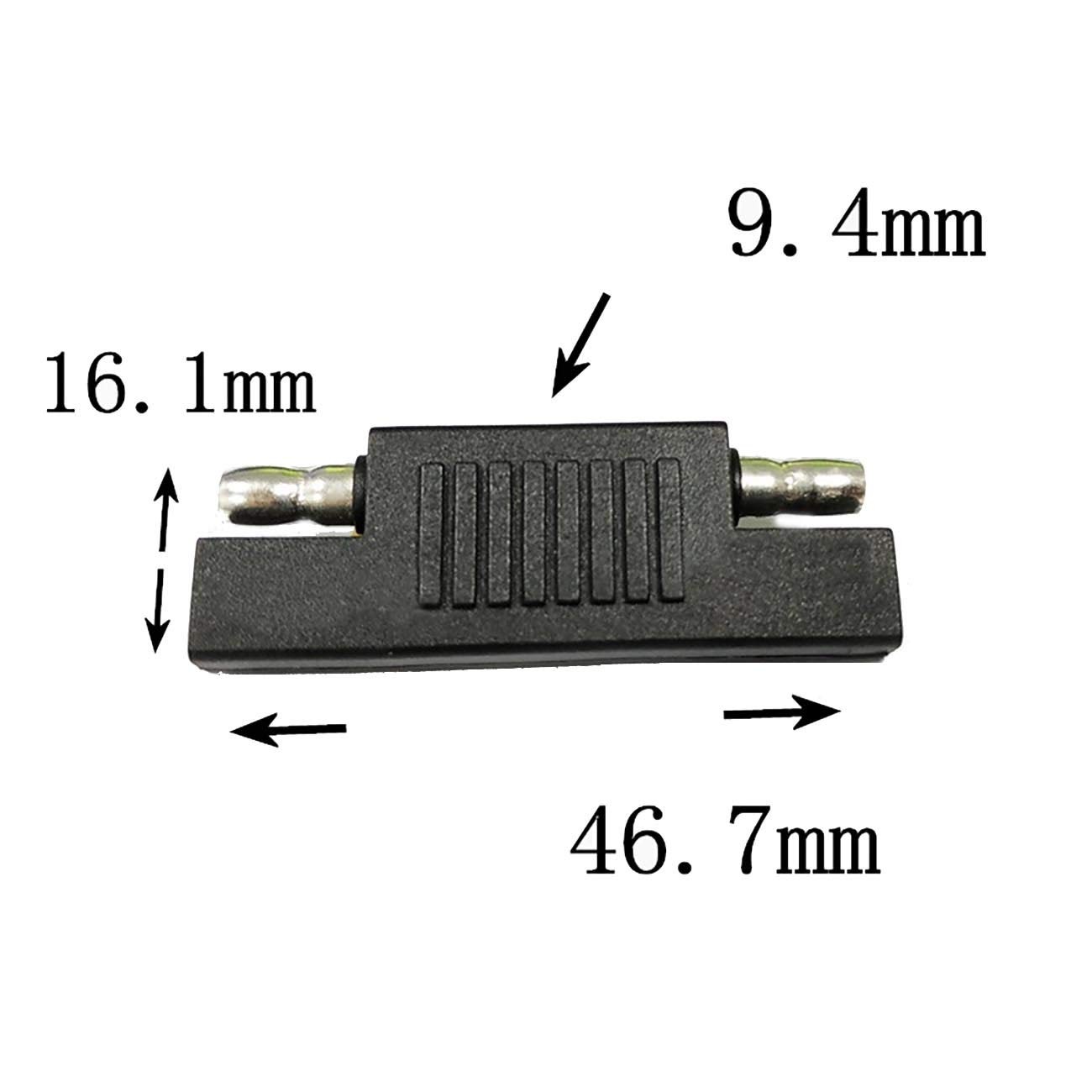 Furrion 9M9 10AWG 2 Pin Power Industrial Circular Connector to SAE Adapter…