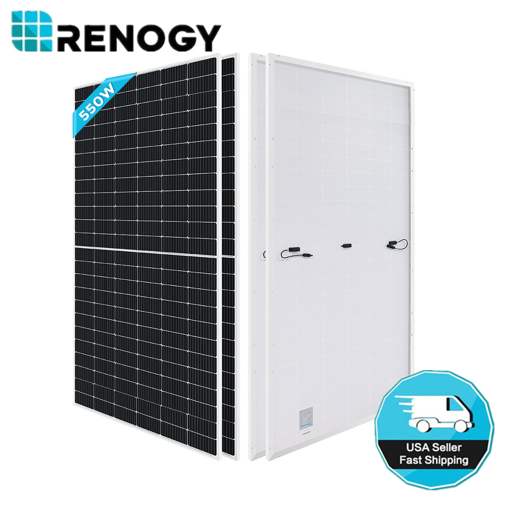 Renogy 2PCS 550W Watts Solar Panel 24V 48V Monocrystalline