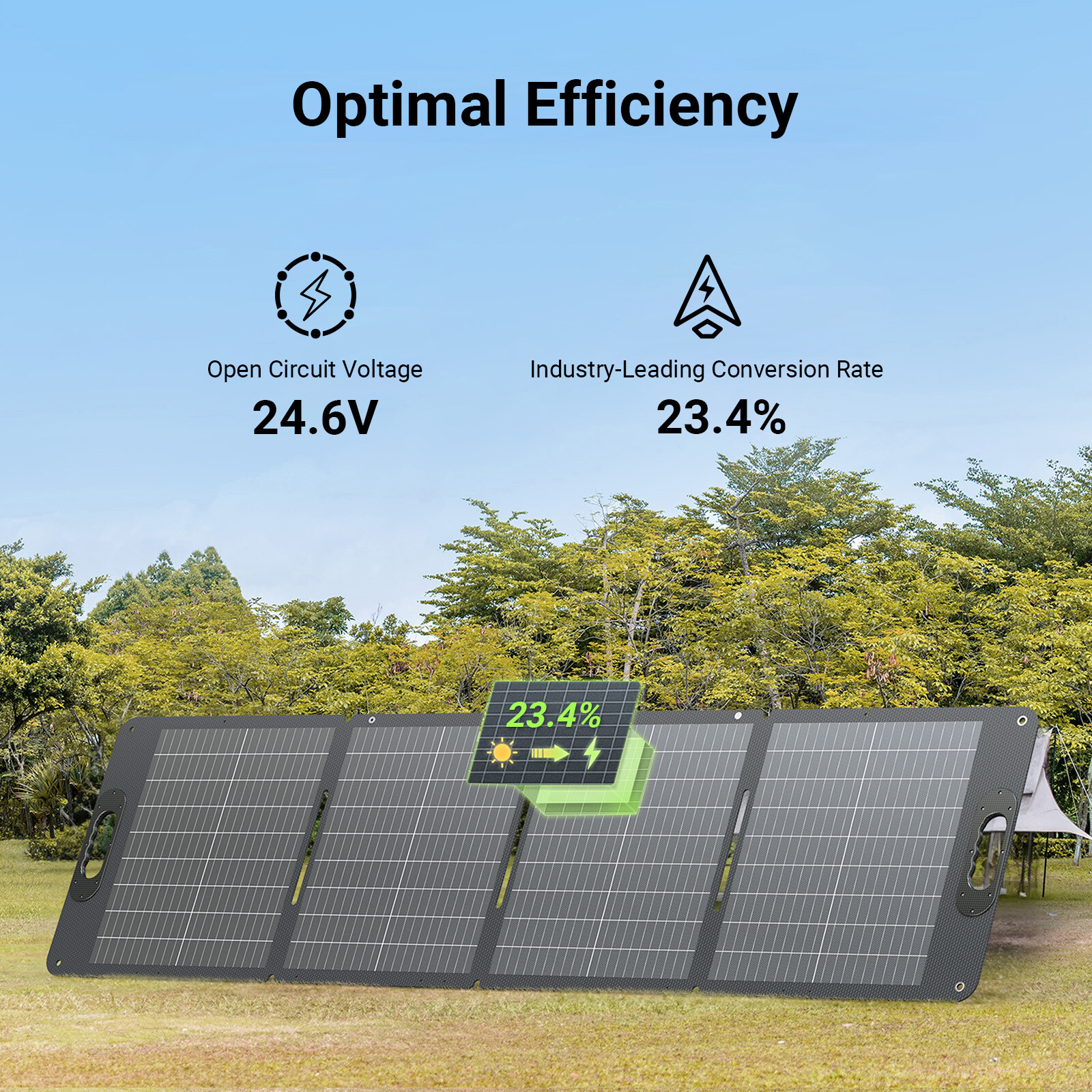 Dabbsson 1382Wh 2400W Power Station LiFePO4 Battery w/ Folding Solar Panel 120W
