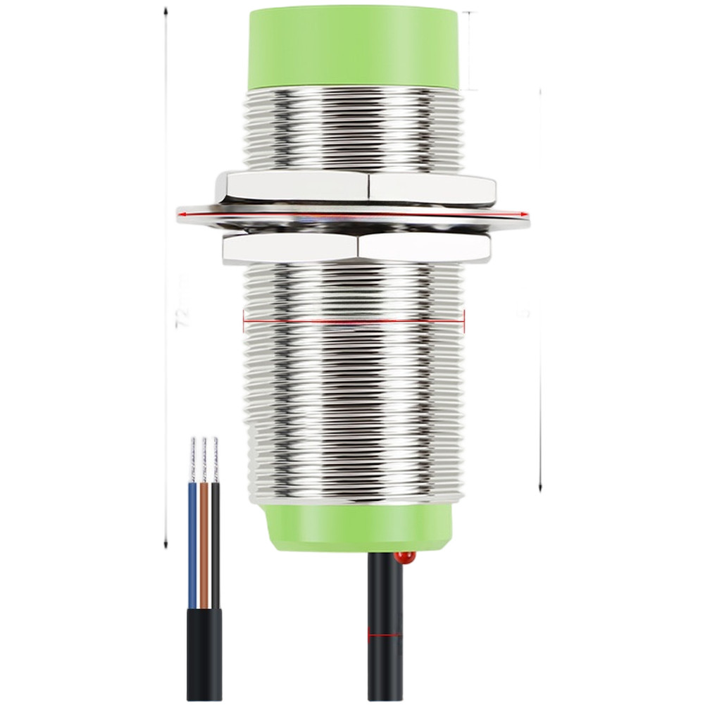 Capacitive Proximity Switch Industrial Application Robust Metal Housing