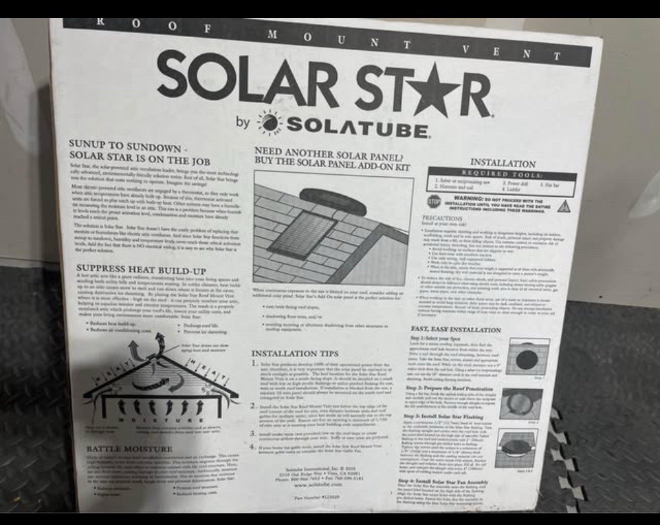 Solatube Solar Star RM1200