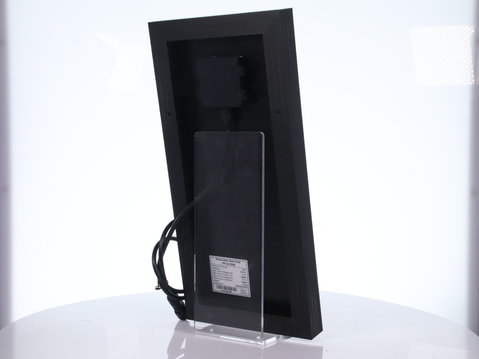 Photovoltaic Solar Panel PP-Q10WB 10W 17.7V – Q10WB-2207-0383