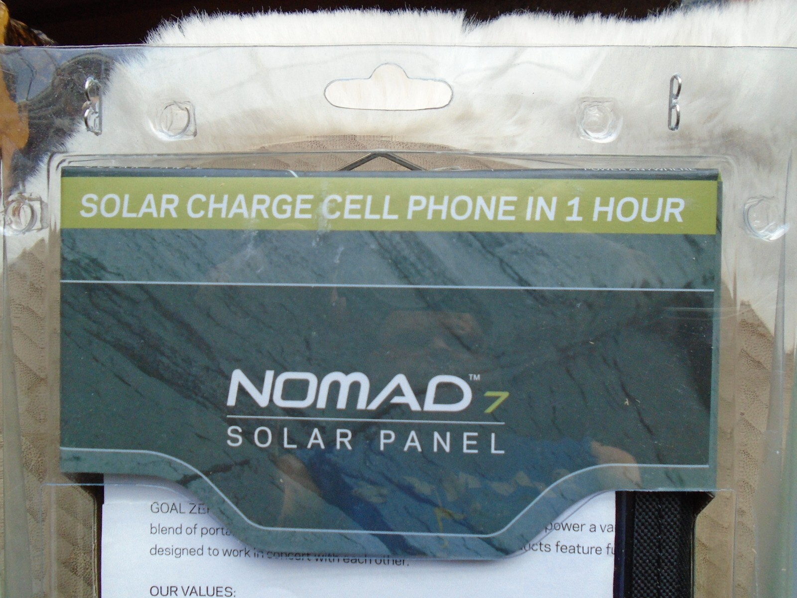Goal Zero Nomad 7 Solar Panel And All Accessories NEW