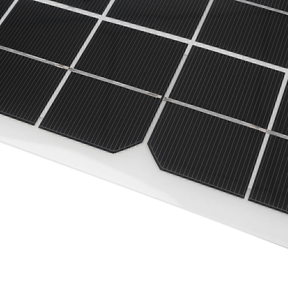 20W Flexible Solar Panel Battery Charger Motorhomes Boats Roof Car Camping 18V