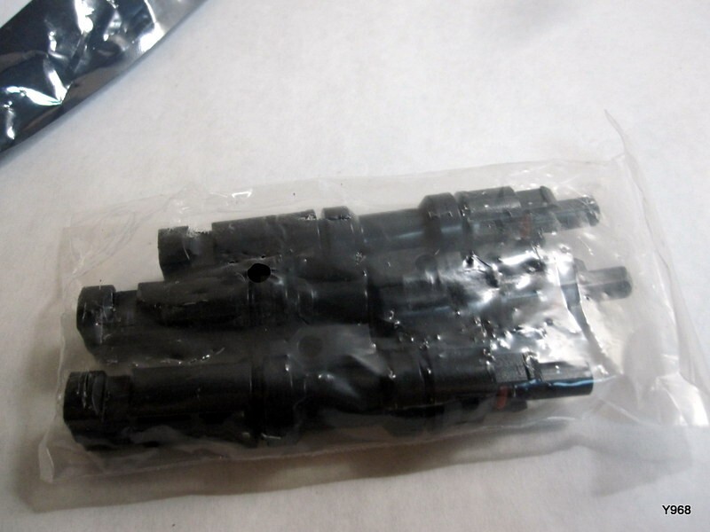 New-MST 2 Pcs Solar T-Connectors with Spanner & Kitted 1-2-M/FF and F/MM