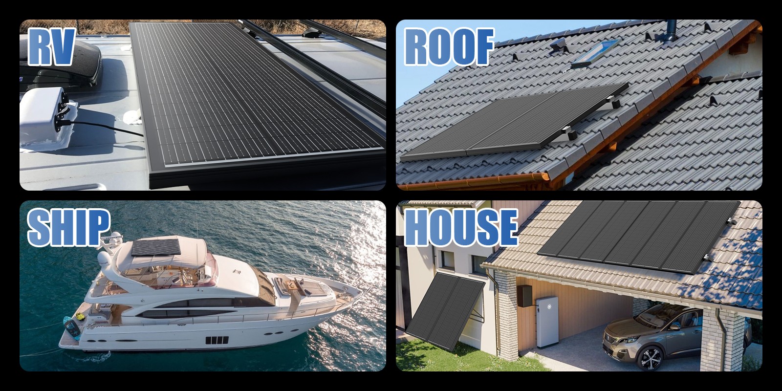 12V 100W Watt Monocrystalline Solar Panel N-Type 18BB RV Camping Home Off Grid