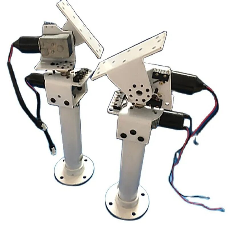 DC Dual Axis Pan Tilt Solar Tracking Monitoring Robot Heavy Load X /Y Axis Motor