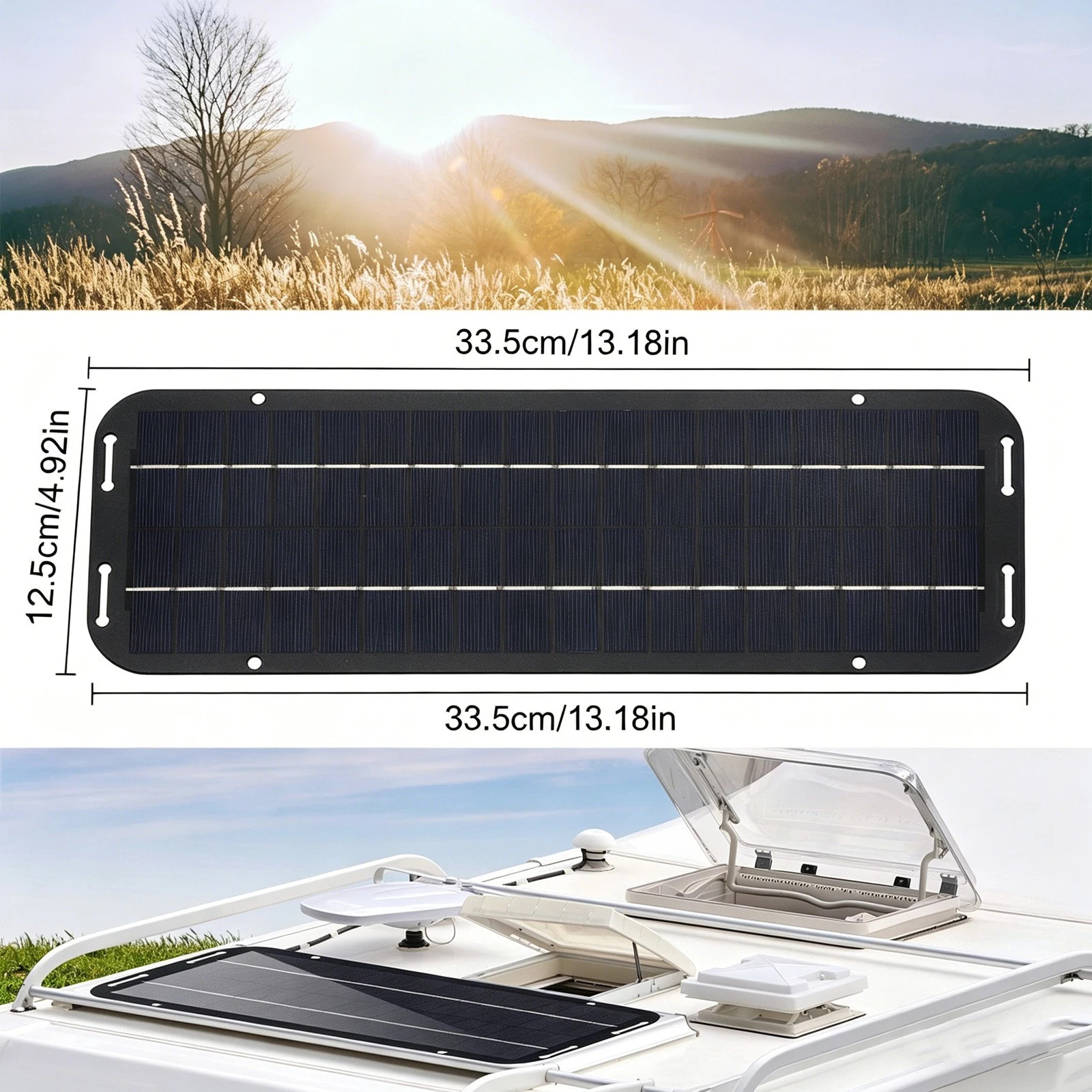 3PCS 30W Solar Panel Kit 12V Trickle Battery Outdoor Charger Maintainer Boat Car