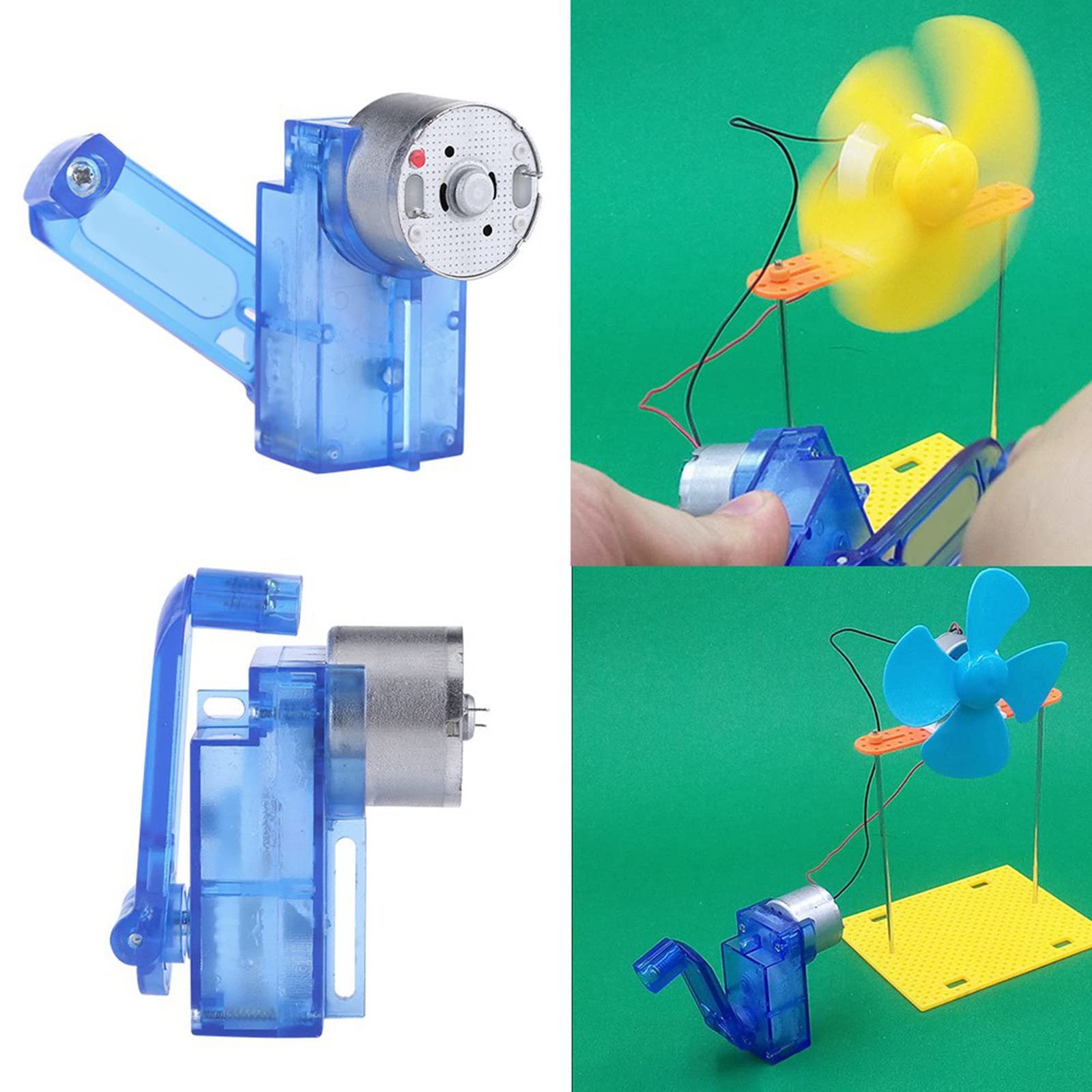 Kids Hand Crank Generator Manual Mechanical Emergency Power Supply for Electr…