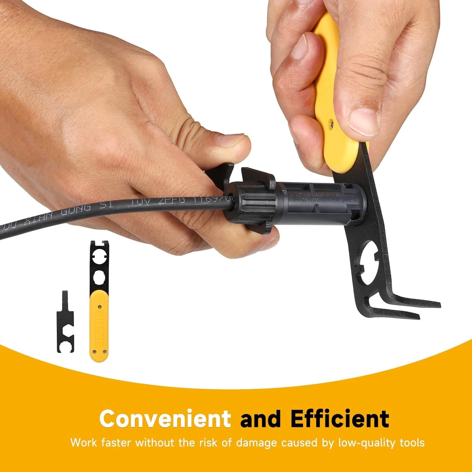 4-in-1 MC4 Disconnect Tool for Solar Connectors – Durable Alloy Steel Design
