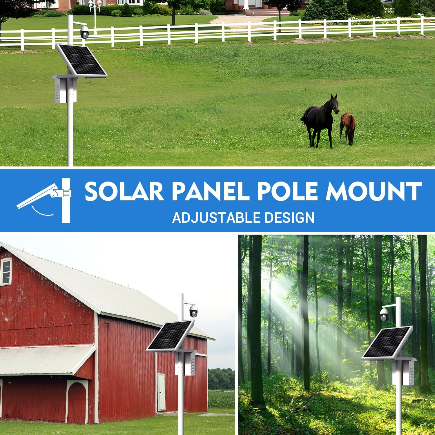 Solar Panel Pole Mount, Solar Panel Mounting Brackets, Solar Panel Mount, wit…