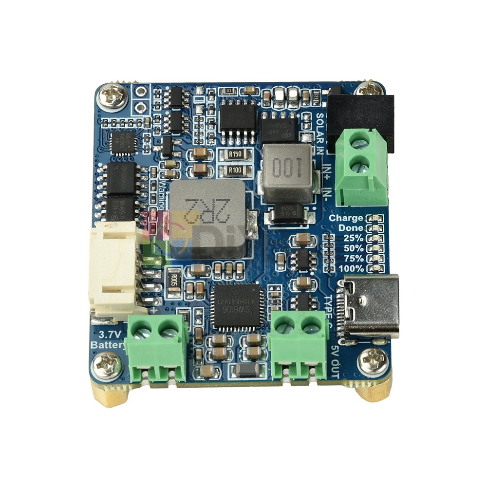 6-24V Solar Panel Power Management Module 5V 3A MPPT PD QC FCP SFCP Type-C