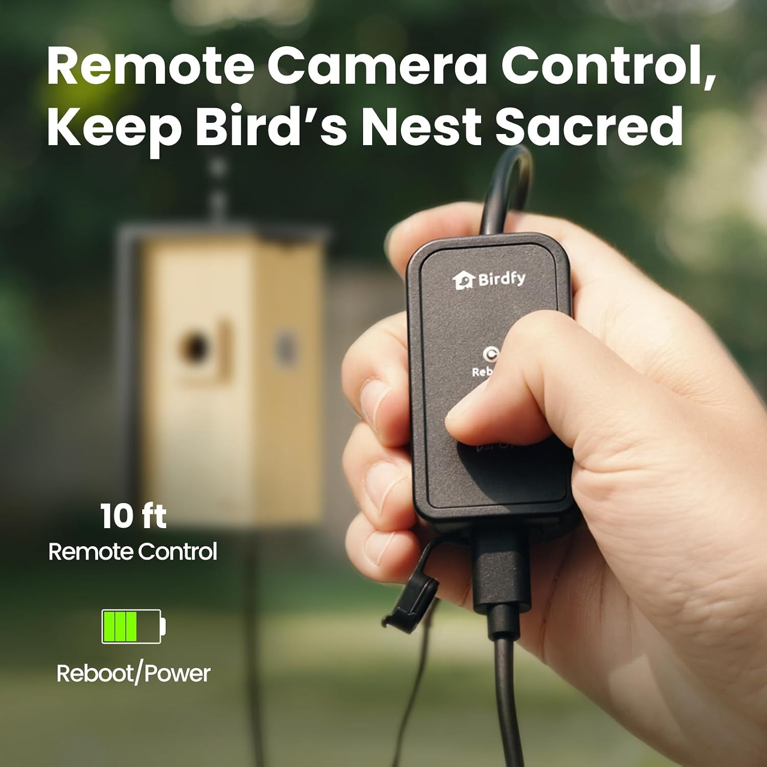 Bird House with Camera Solar Powered with Iron Guard for Outside, AI Identify, 1