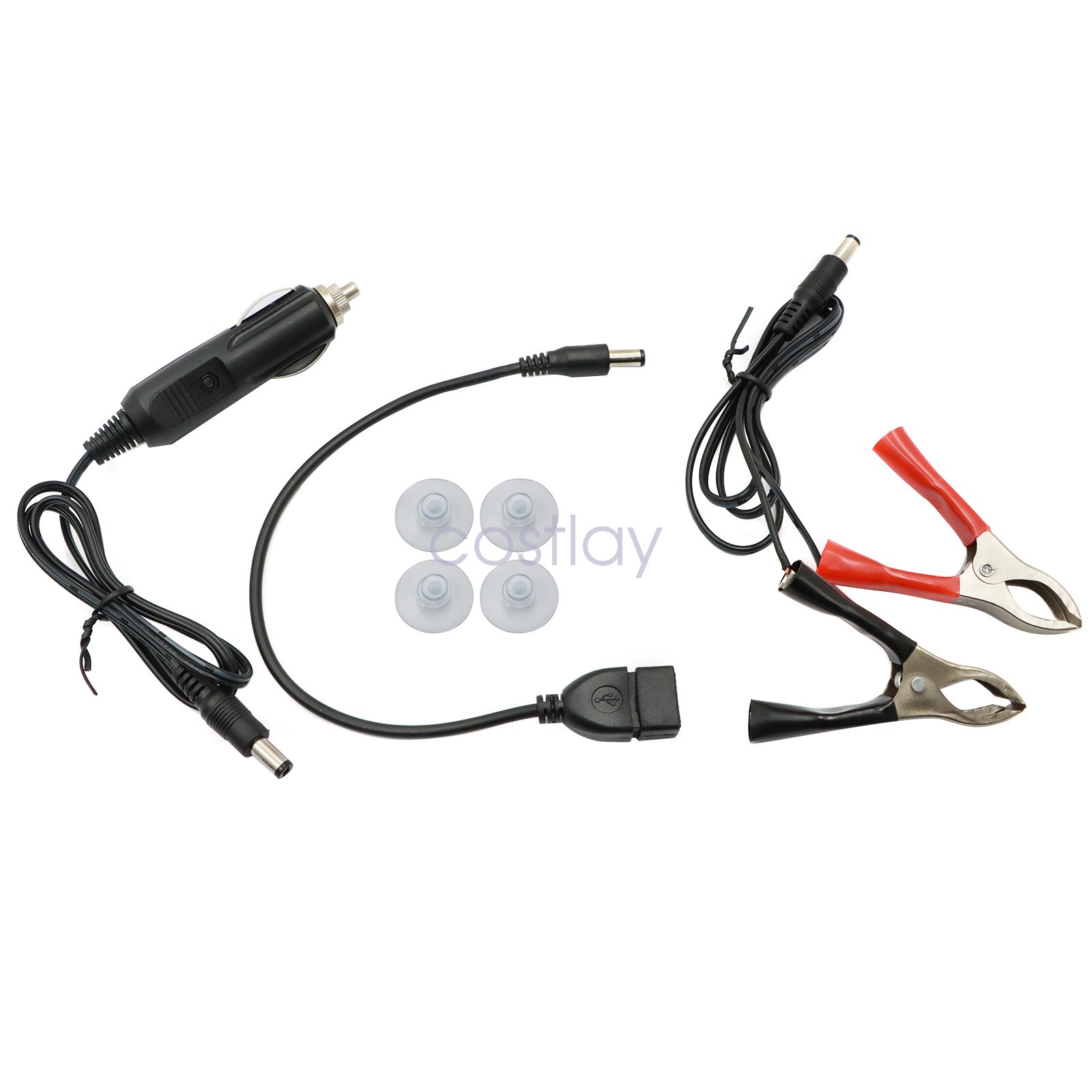 5x 12V Trickle Charger 30W Solar Panel Battery Charger Kit Maintainer Boat Car