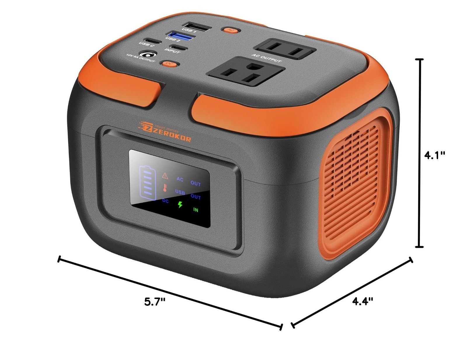 Portable Power Station 120W, 97.6Wh Battery Pack with AC Outlet & USB-C for Camp