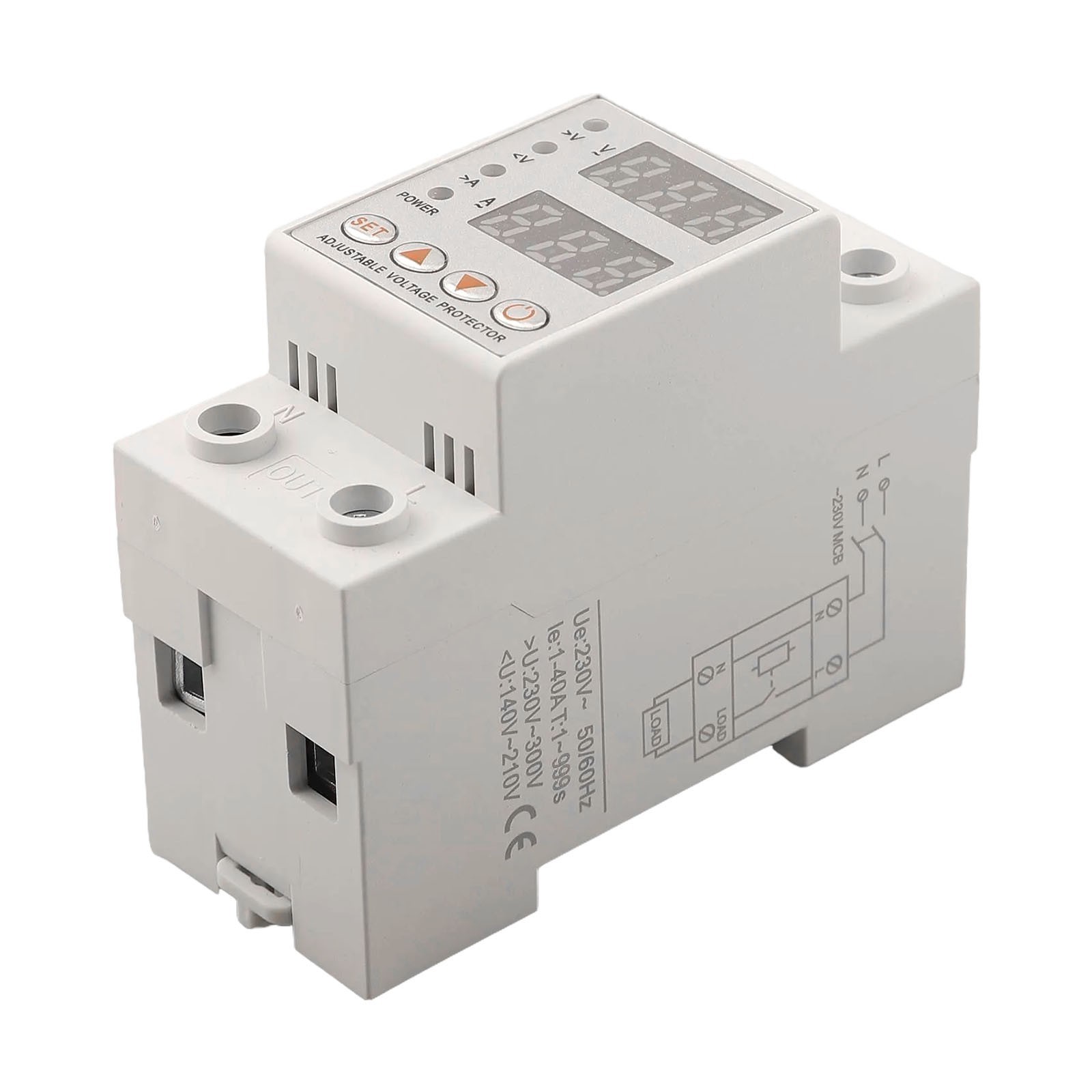 Easy Install Rail Type Overvoltage and Undervoltage Protection Solution