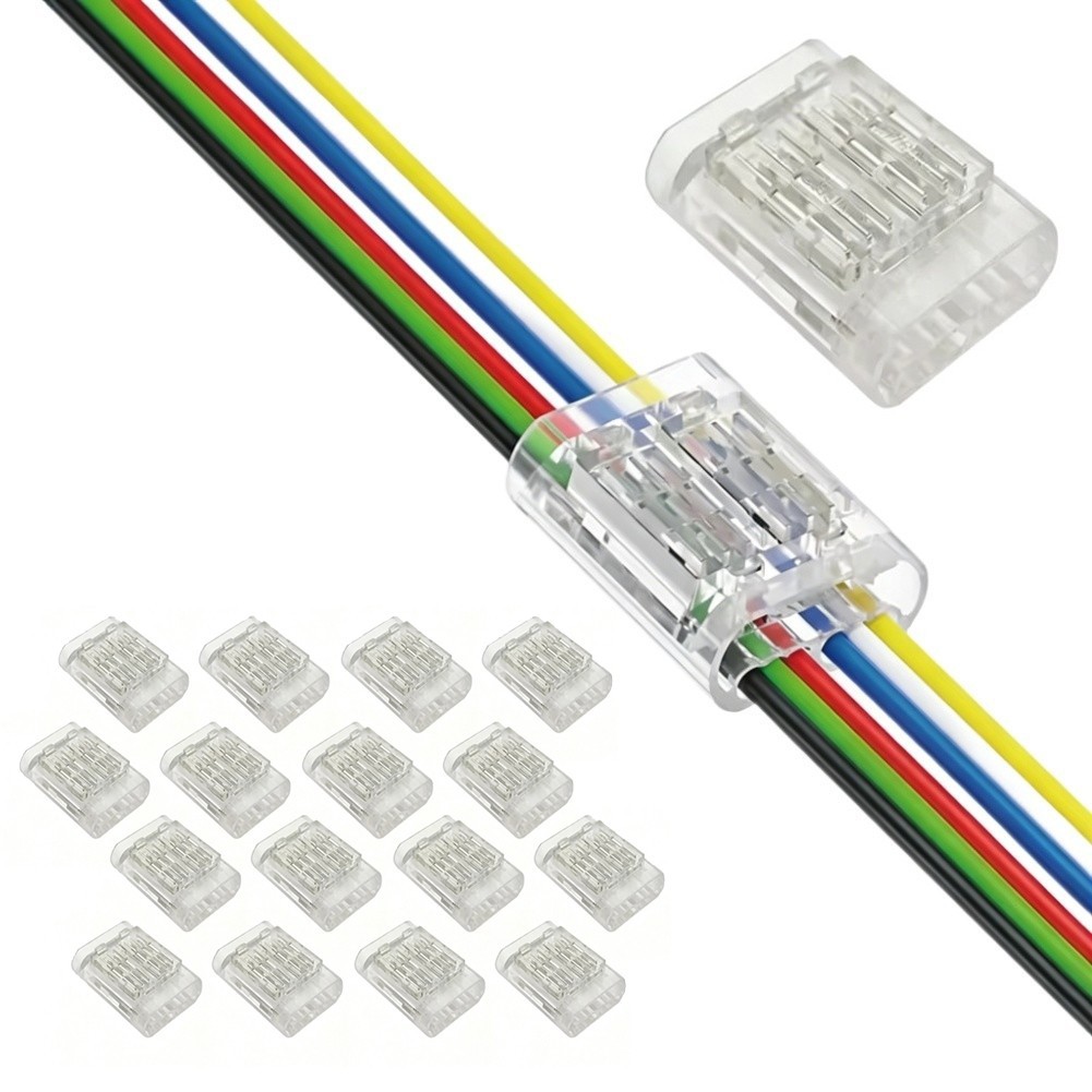 For Home Electrical Wire Connector Transparent Clip No Stripping Required