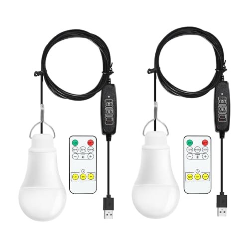 USB Light,USB Lamp,Camping Lights,7W Dimmable Hanging Portable Soft White