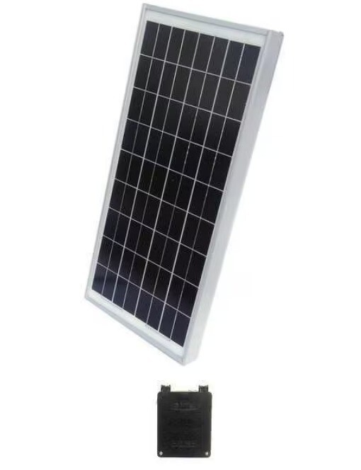 Polycrystalline Solar Panel, 30 W, 16.8V DC, 1.78 A, 36 Cells, Junction Box