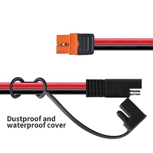 XT60i to SAE Adapter 10AWG Solar Charging Cable XT60i-F Extension Cable with