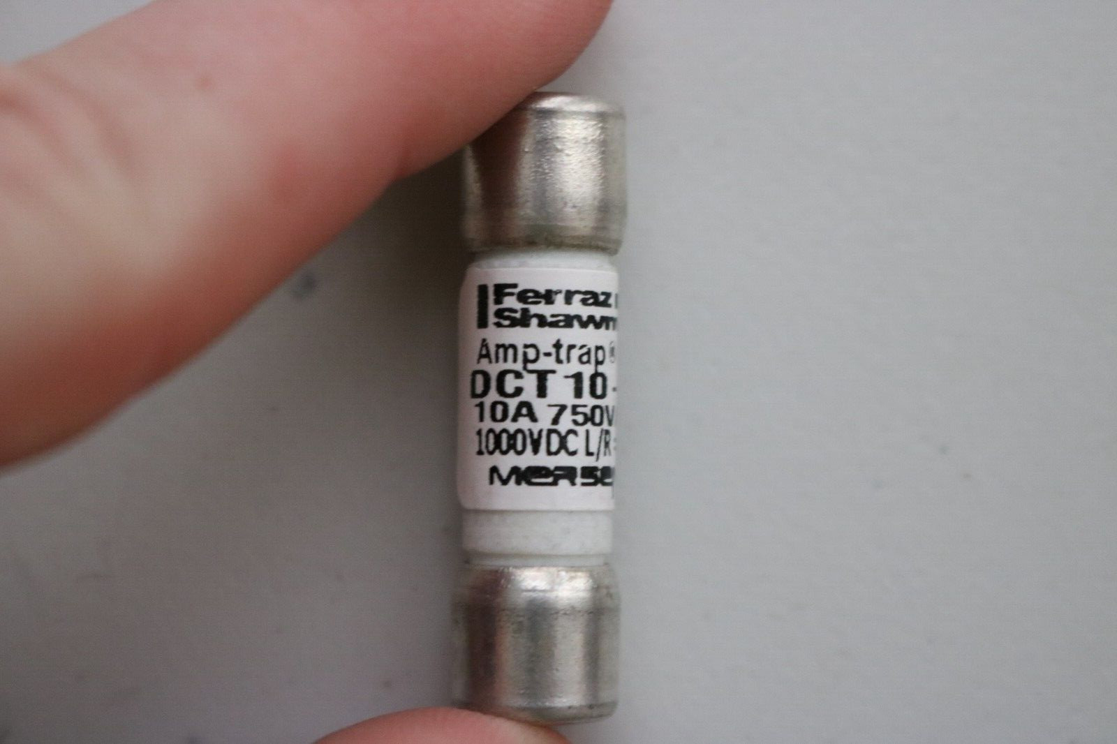 [Box of 8] MERSEN DCT10-2 Solar Fuse Photovoltaic 10Amp 1000VDC (10×38)mm